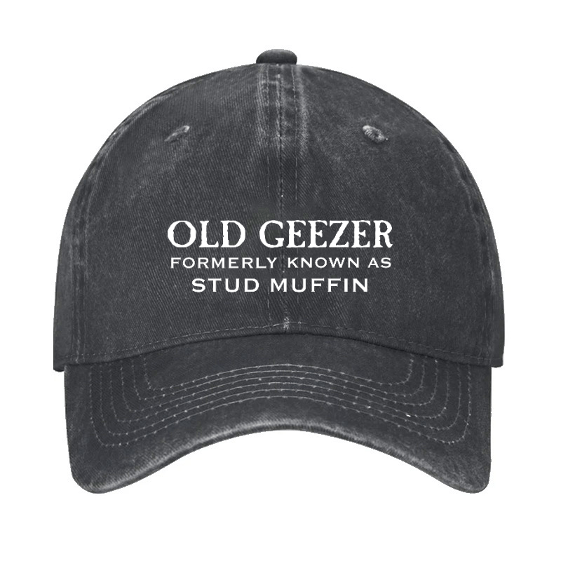 Funny Old Geezer Formerly Known As Stud Muffin Cap (Free Customization)