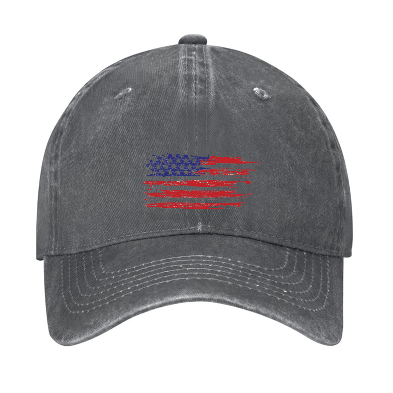 Colorful Flag Print Cap