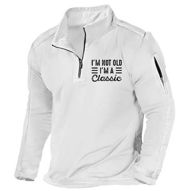 Maturelion Men's Henley Shirt I'm Not Old I'm A Classic Henley Shirt