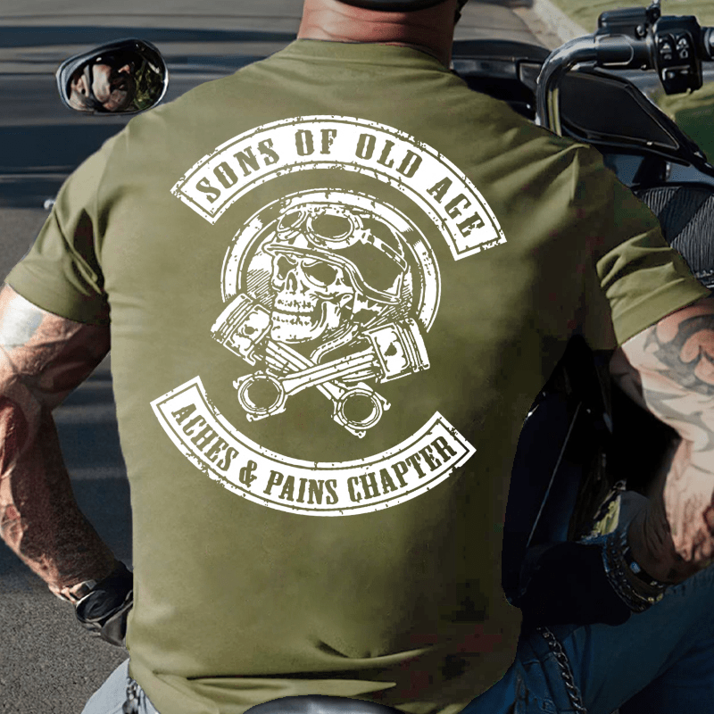 Sons Of Old Age Aches And Pain Chapter Cotton T-shirt