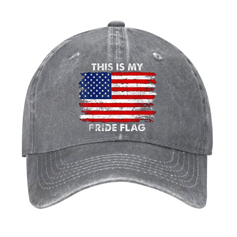 This Is My Pride Flag USA Flag Print Cap