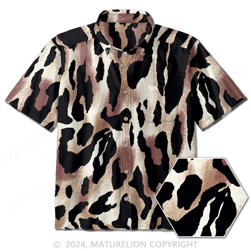 Maturelion Leopard Hawaiian Shirt