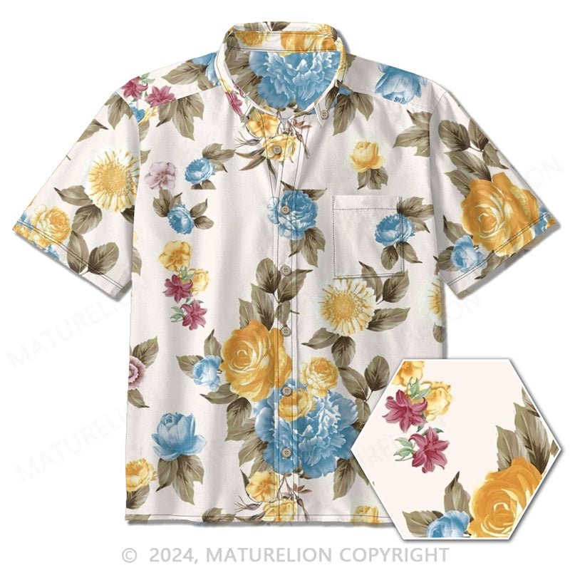 Maturelion printed casual shirt