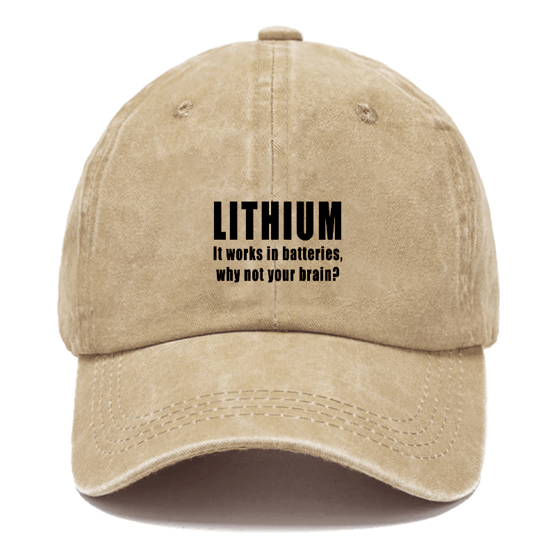 Lithium - It's Works In Batteries Why Not Your Brain Cap