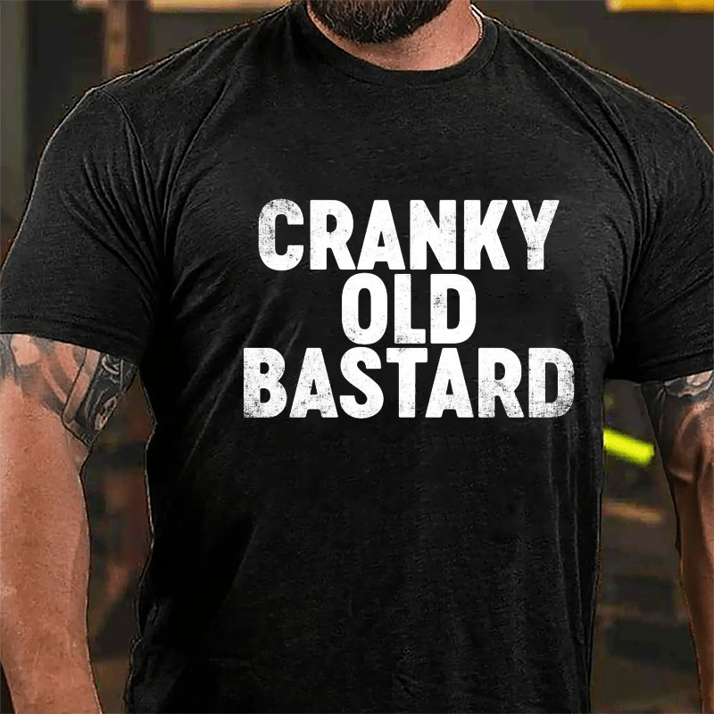 Cranky Old Bastard Cotton T-shirt