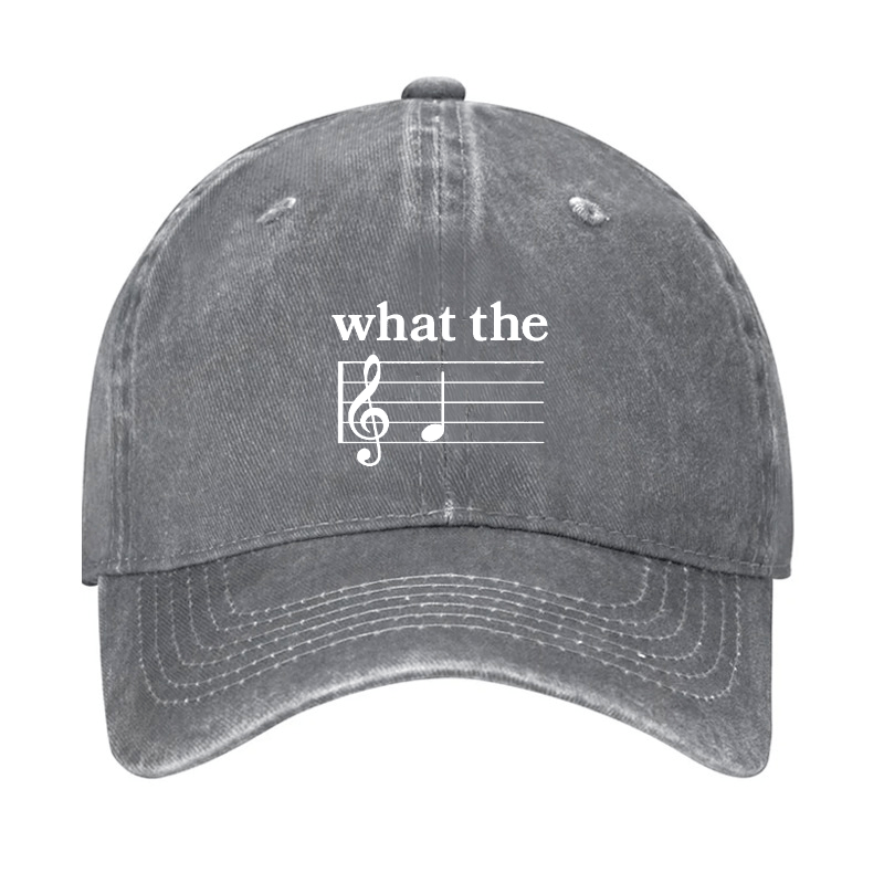 What The F Musical Note Cap