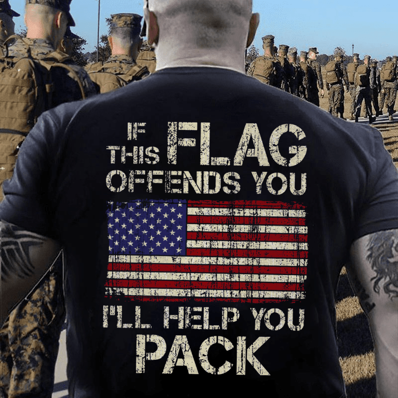 If This Flag Offends You Cotton T-shirt