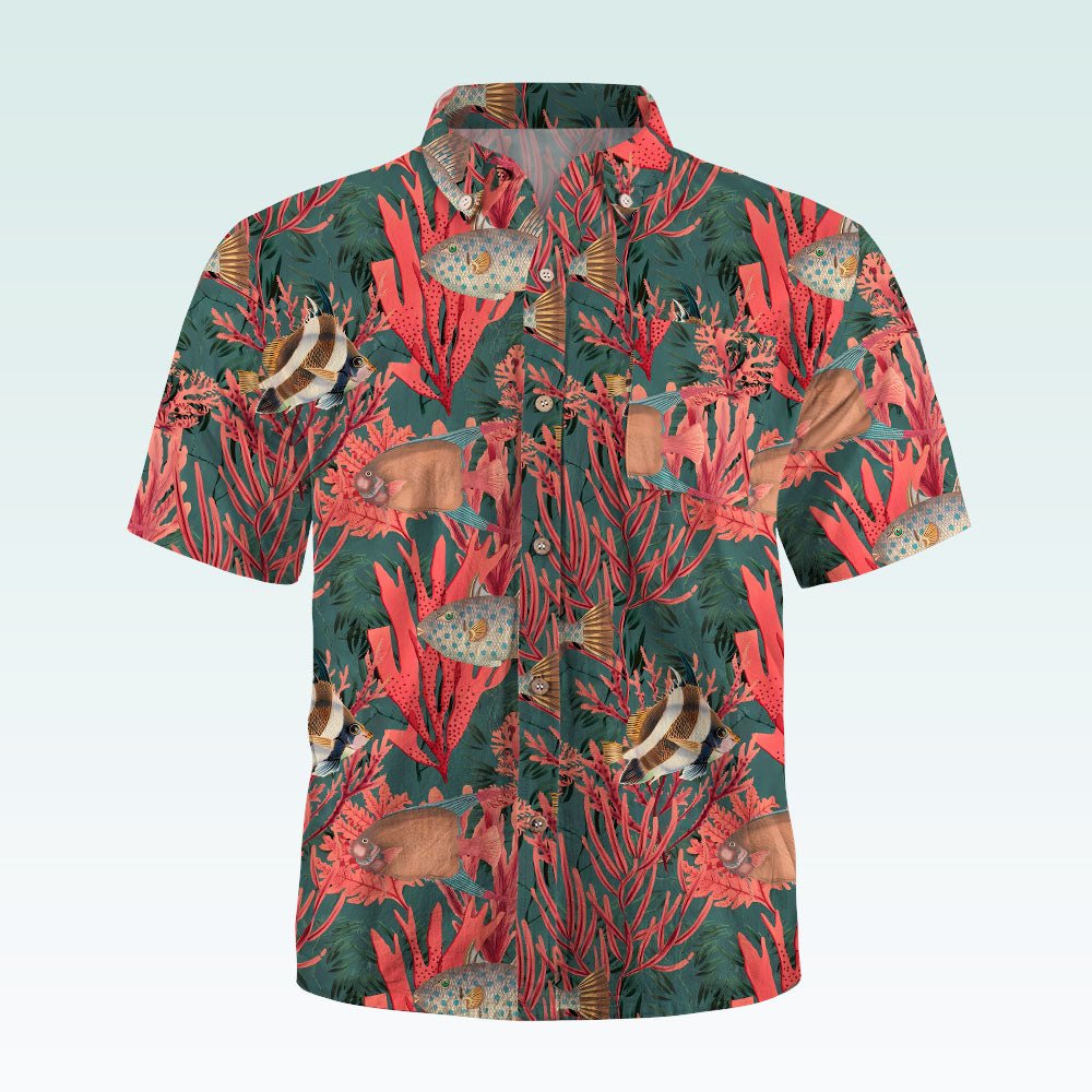 Maturelion Men's Hawaiian Shirt Men's Shirt Summer Shirt Casual Shirt