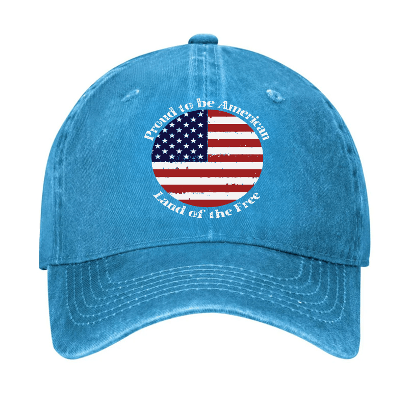 Men's Proud To Be American Land Of The Free Cap