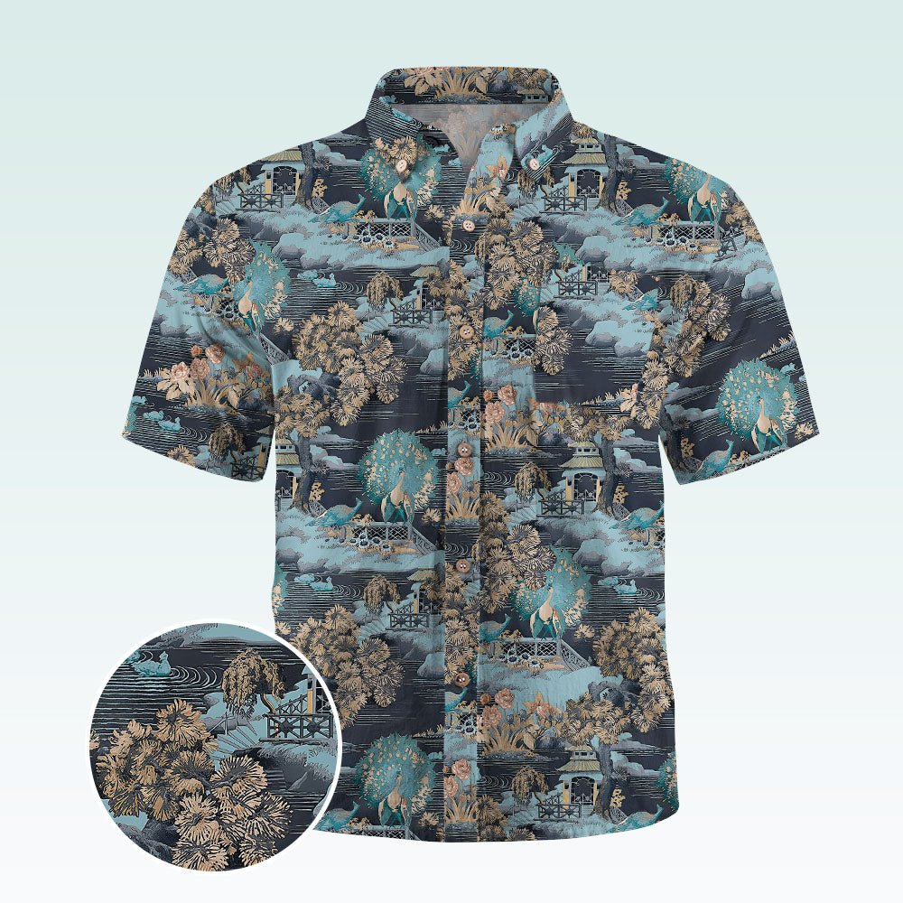 Maturelion Men's Hawaiian Shirt Men's Shirt Summer Shirt Casual Shirt