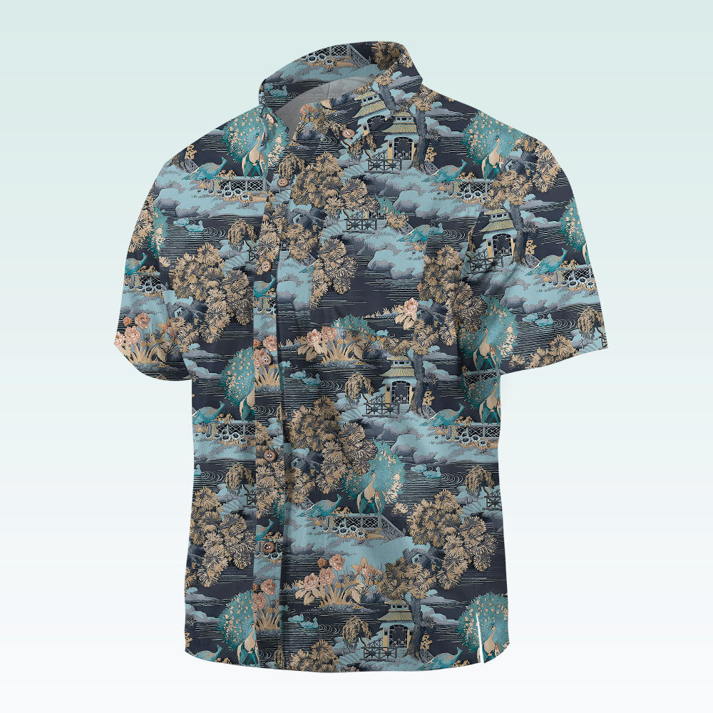 Maturelion Men's Hawaiian Shirt Men's Shirt Summer Shirt Casual Shirt