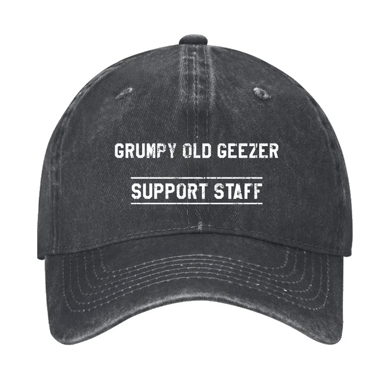 Grumpy Old Geezer Support Staff Cap