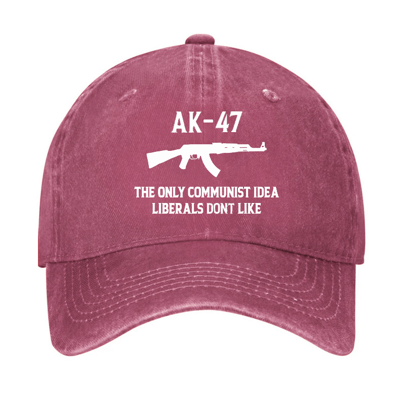 AK-47 The Only Communist Idea Liberals Don't Like Cap