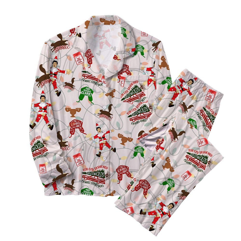 Maturelion Classic Christmas-Themed Pajamas for a Cozy Night