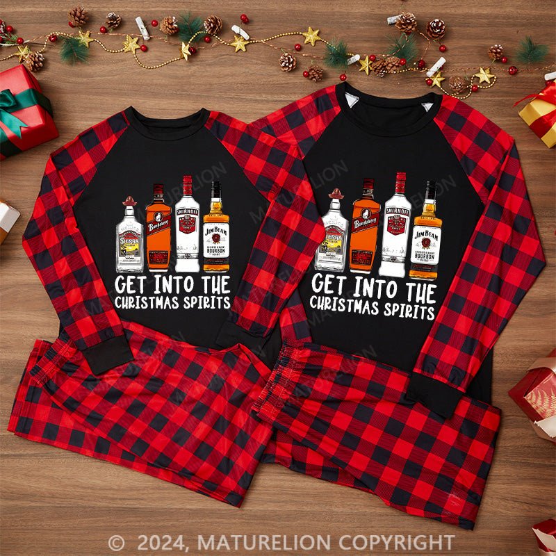 Maturelion Get Into Tue Curistmas Spirits Pyjamas