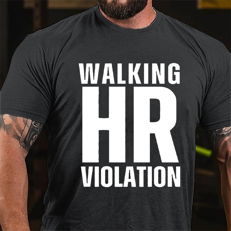 Walking HR Violation Men's Cotton T-shirt