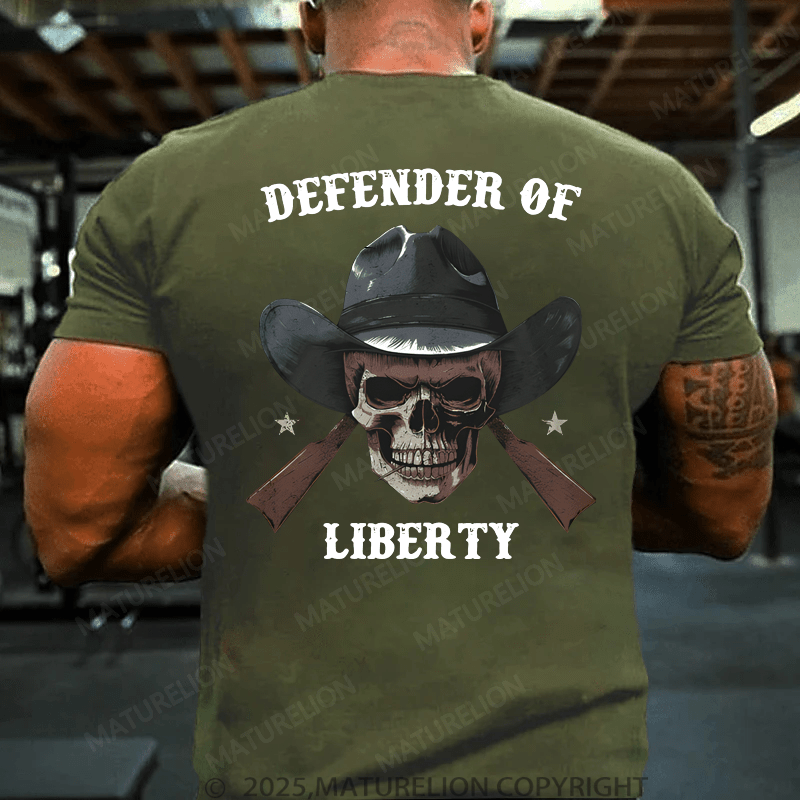 Maturelion Men's T-Shirt Defender Of Liberty T-Shirt