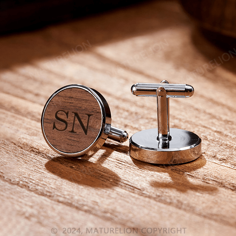 Maturelion Custom Wedding Day Cuff links