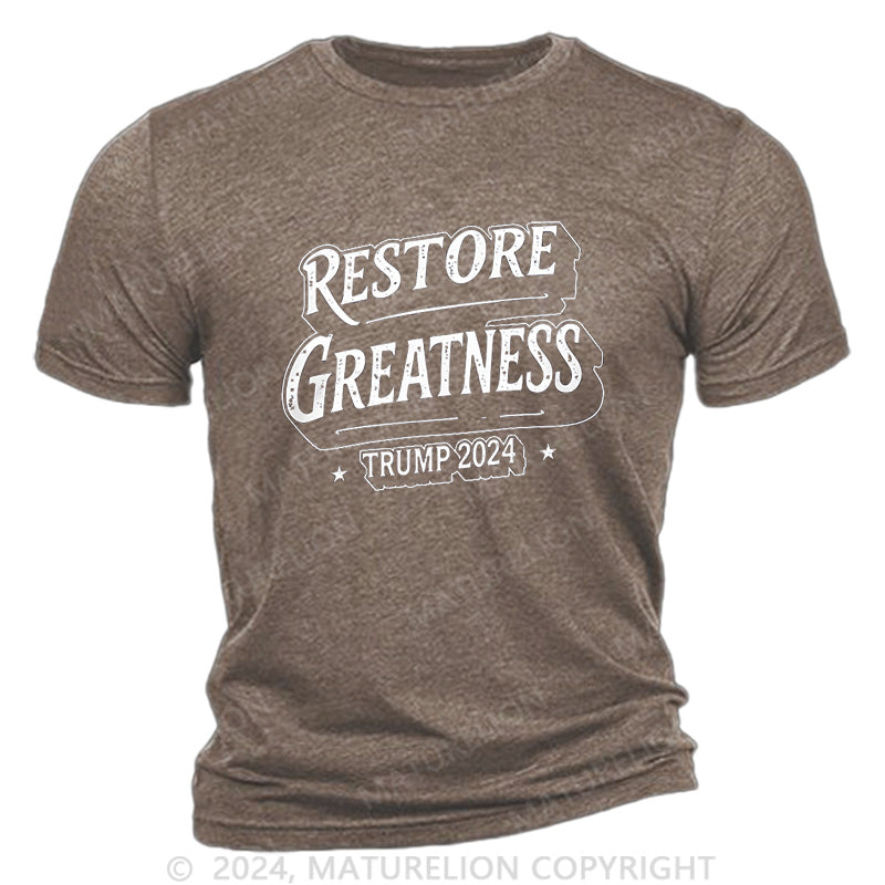 Maturelion Restore Greatness Cotton T-Shirt