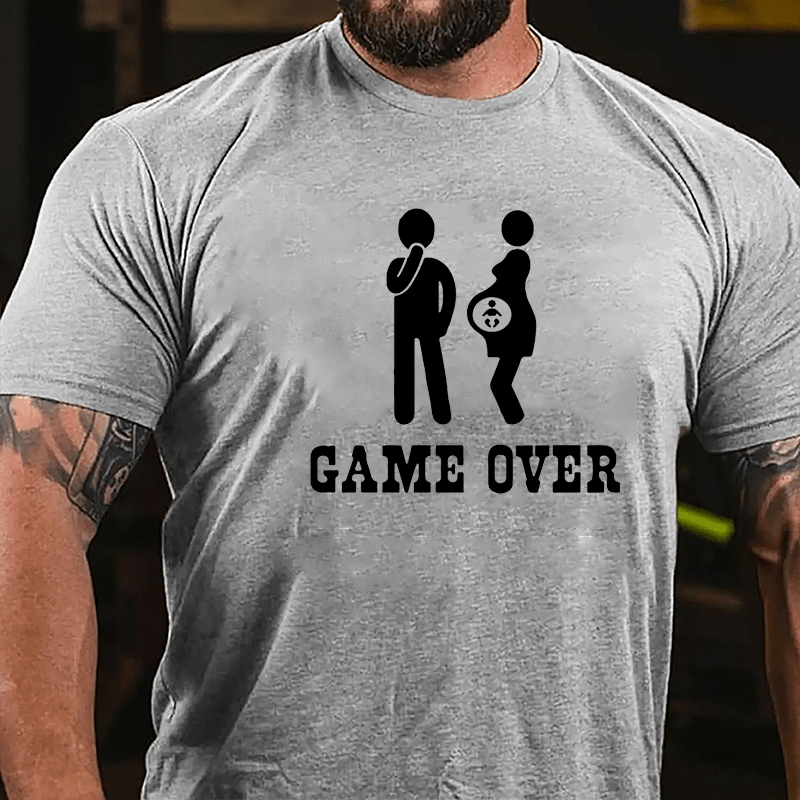 Game Over Funny Cotton T-shirt