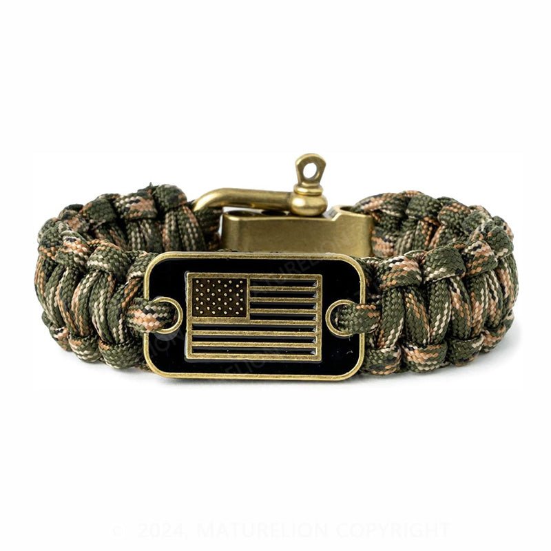 Maturelion Hero Company Camo Paracord Bracelet