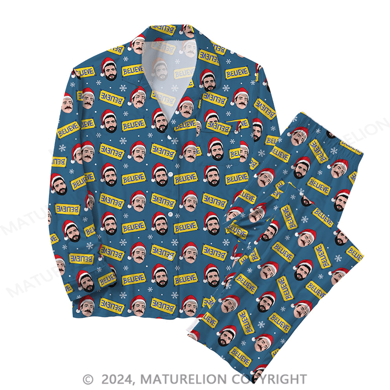 Maturelion Funny Christmas Sleepwear