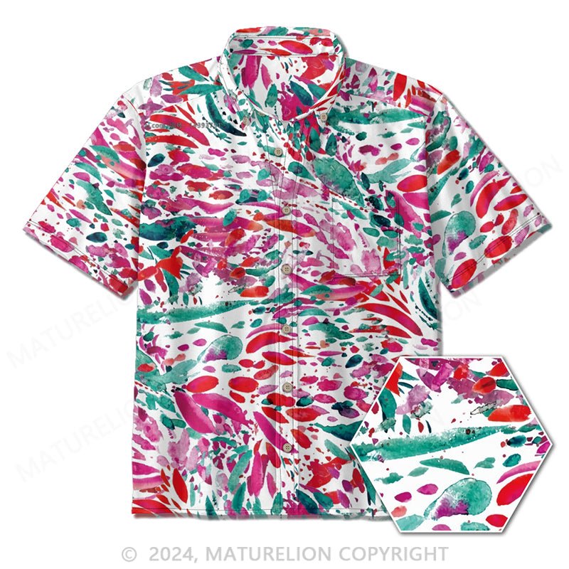 Maturelion Artistic print shirt