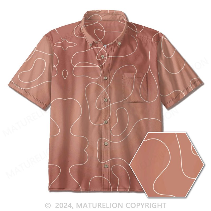 Maturelion Cotton Jersey Embroidered Shirt