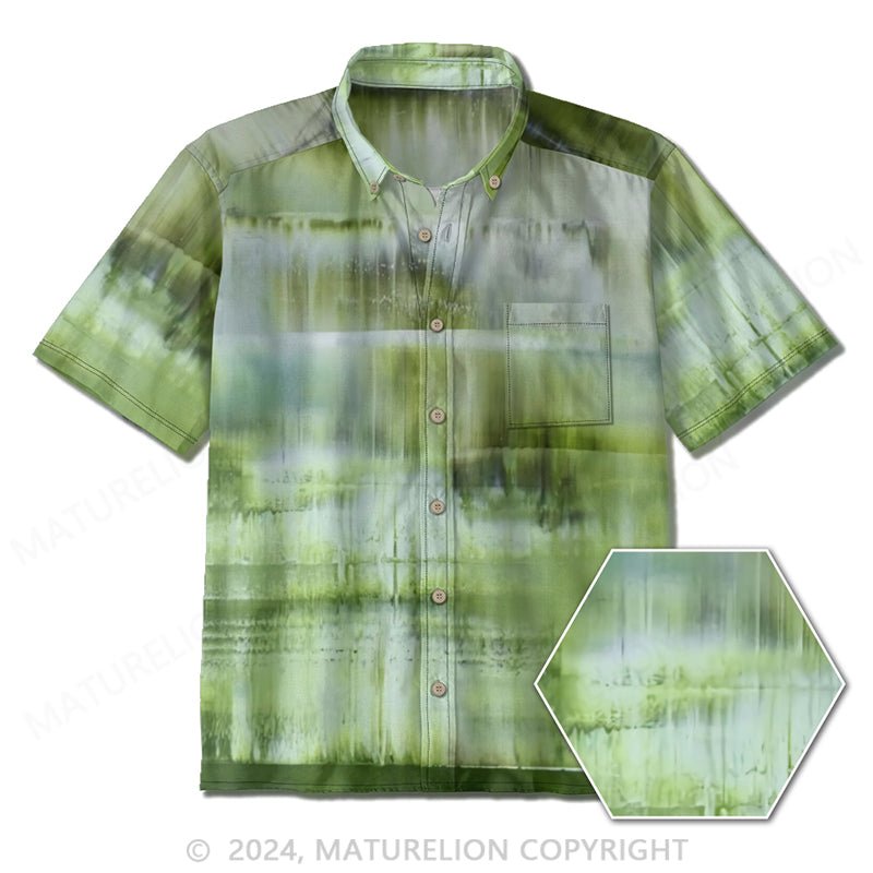 Maturelion Printed Cotton-Blend Voile Shirt