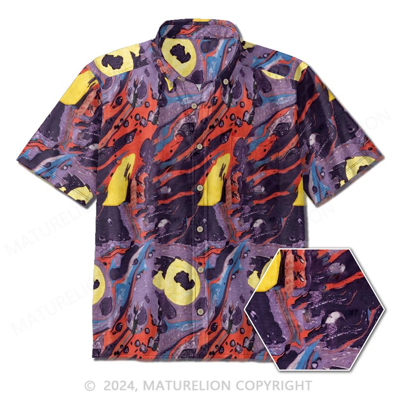 Maturelion Unisex Button Shirt