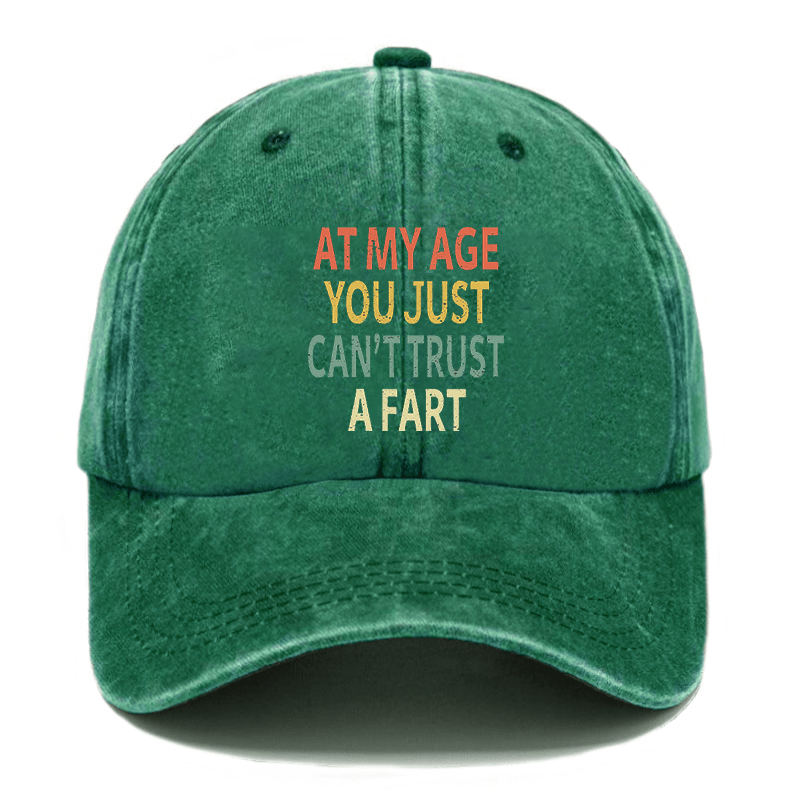 Elderly Funny At My Age You Just Can't Trust a Fart Essential Cap