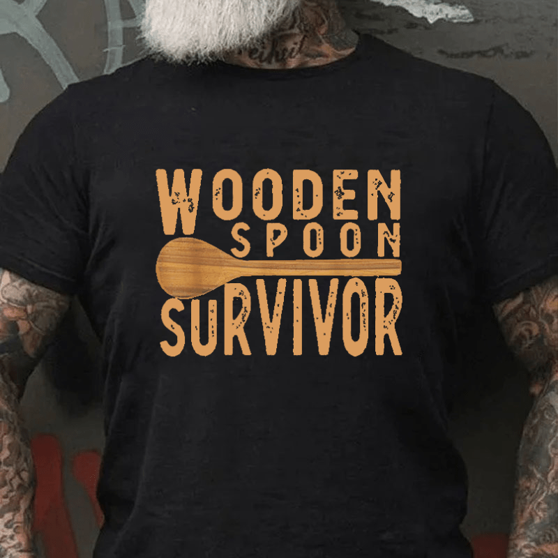 Wooden Spoon Survivor Cotton T-shirt