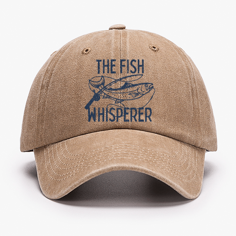 The Fish Whisperer Funny Fishing Cap