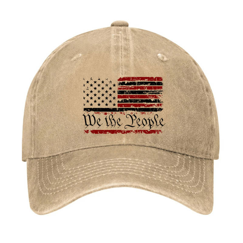 We The People American Flag Cap