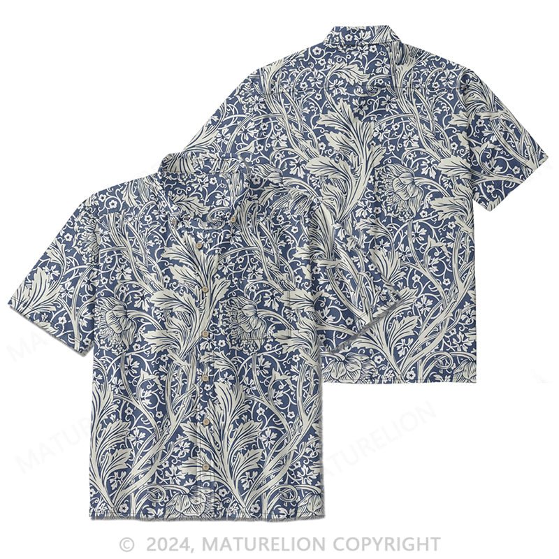 Maturelion Embroidered cotton shirt