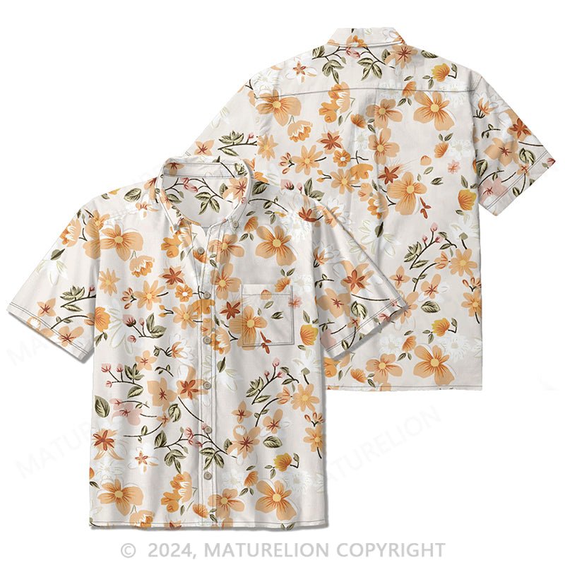 Maturelion Floral short sleeve shirt