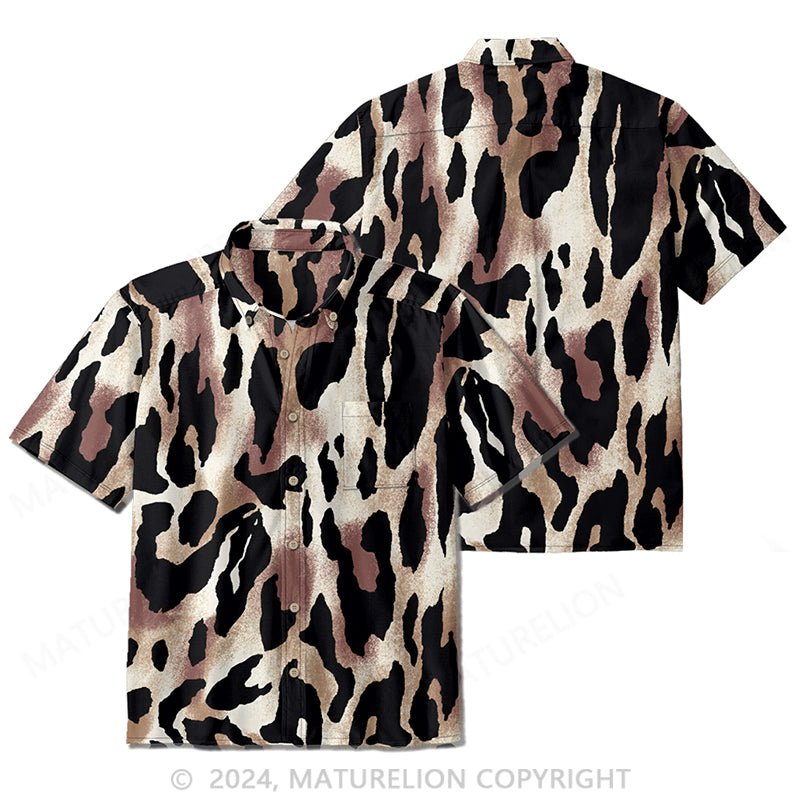 Maturelion Leopard Hawaiian Shirt