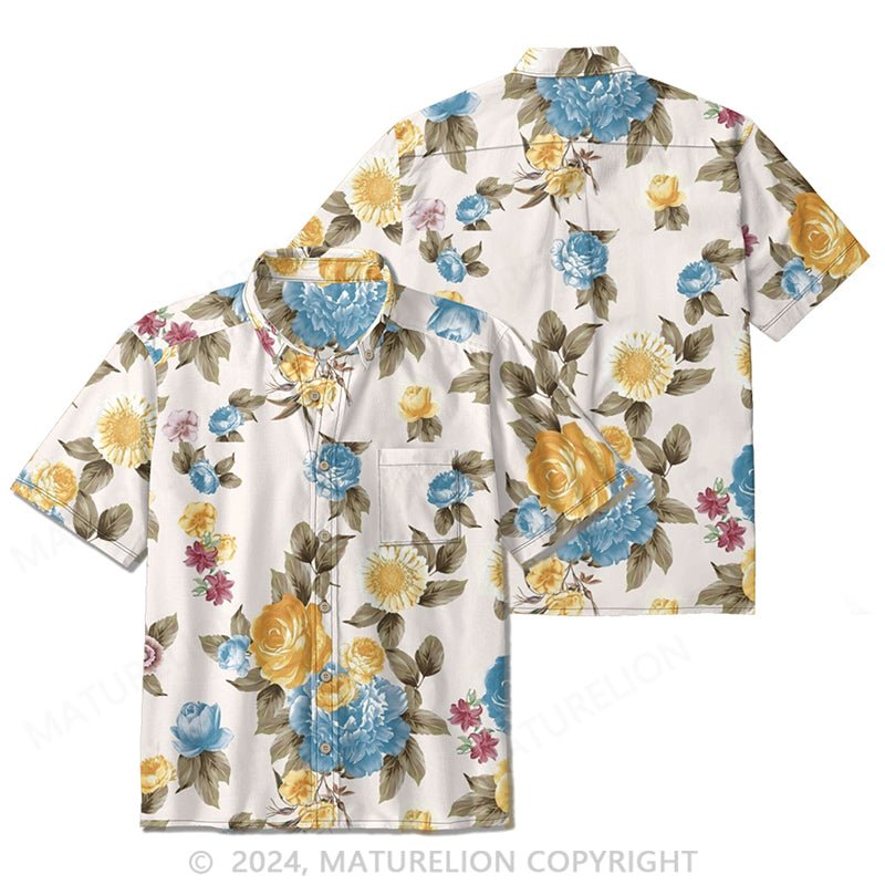 Maturelion printed casual shirt