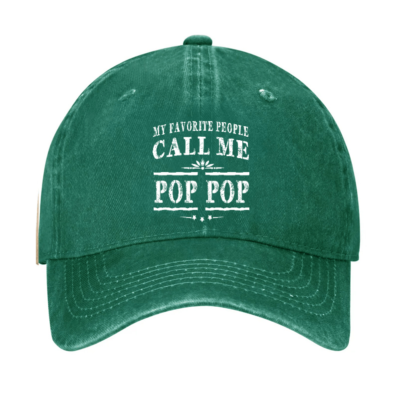 Pop Pop Gifts Grandpa Fathers Day Cap