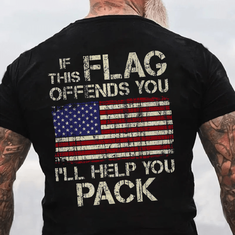 If This Flag Offends You Cotton T-shirt