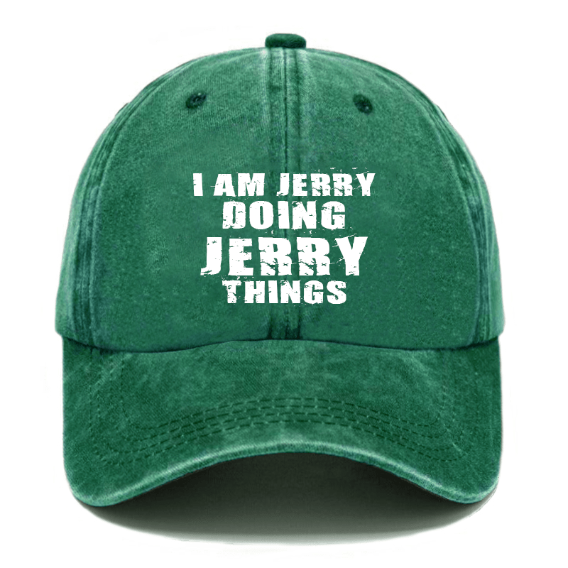 I Am Jerry Doing Jerry Things Cap