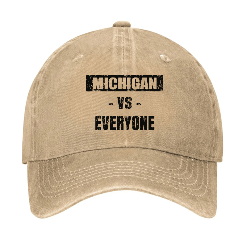 Michigan Vs Everyone Pride Baseball Cap