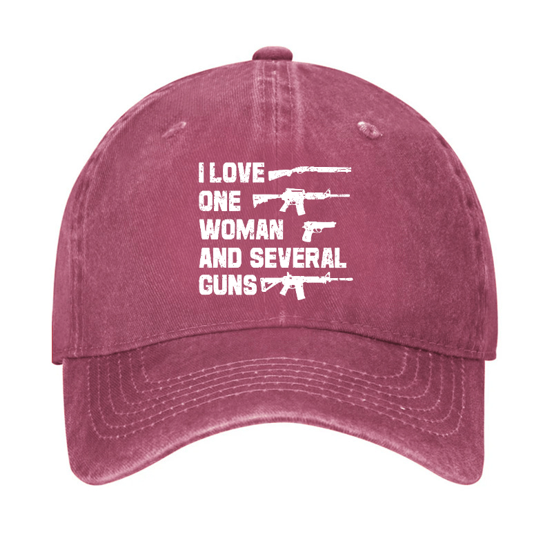 I Love One Women And Several Guns Cap