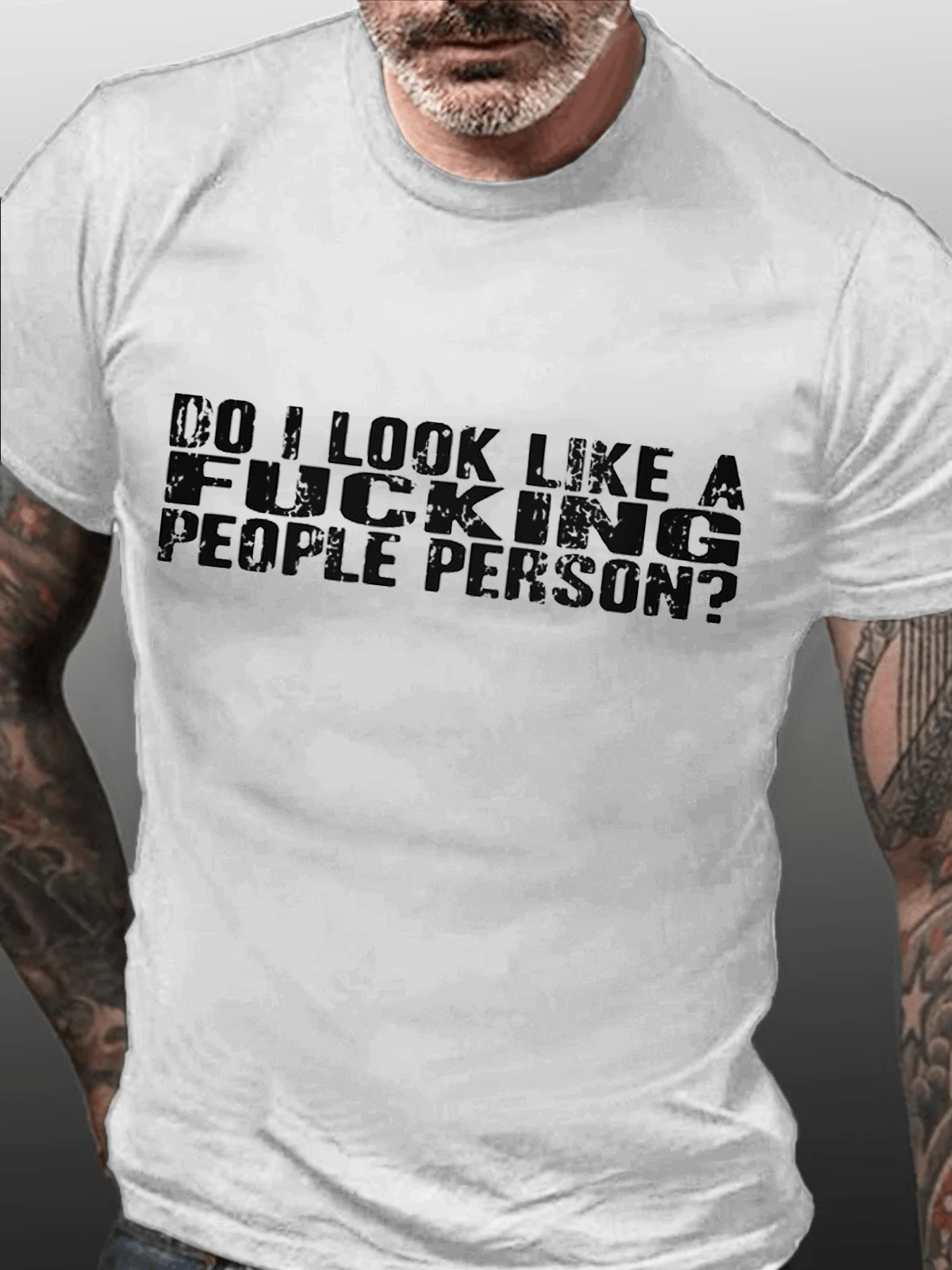 Do I Look Like A Fucking People Person Cotton T-shirt