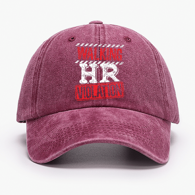 Walking HR Violation Funny Uniex Cap