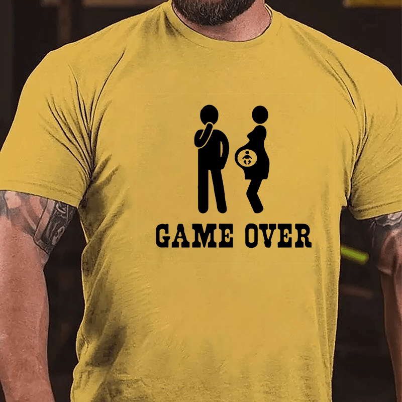 Game Over Funny Cotton T-shirt