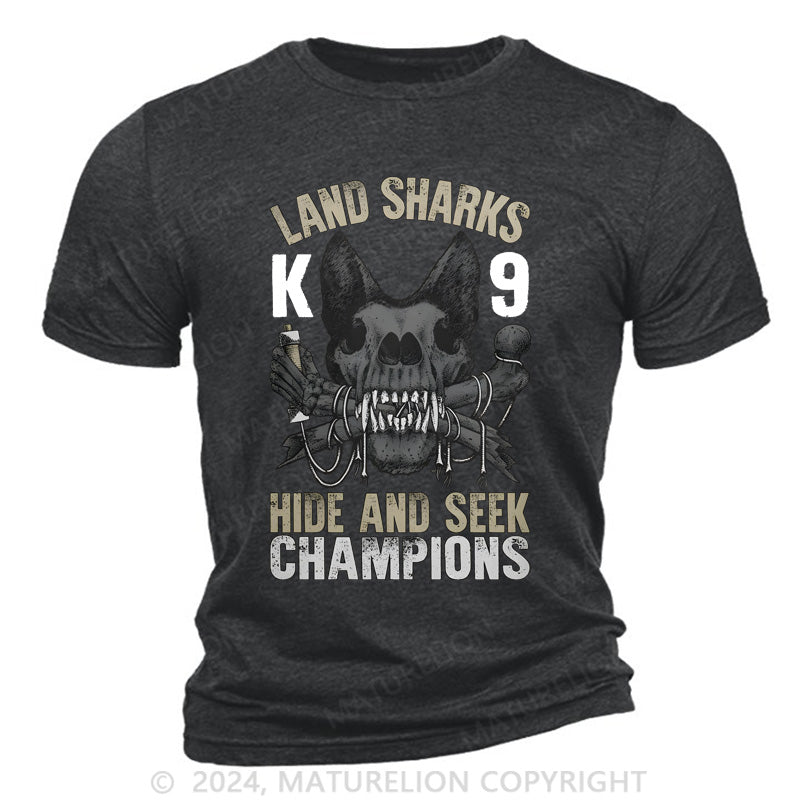 Maturelion Land Shark Cotton T-Shirt