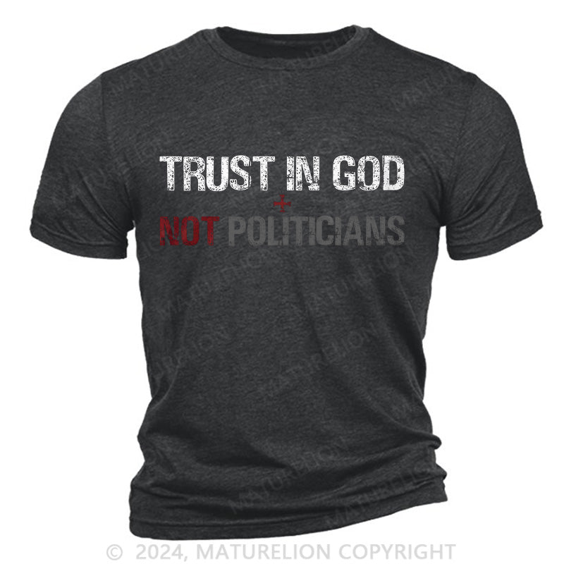 Maturelion Trust In God Cotton T-Shirt