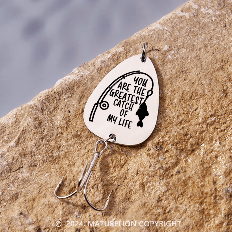 Maturelion Personalized Husband Boyfriend Engraved Gift Fisherman