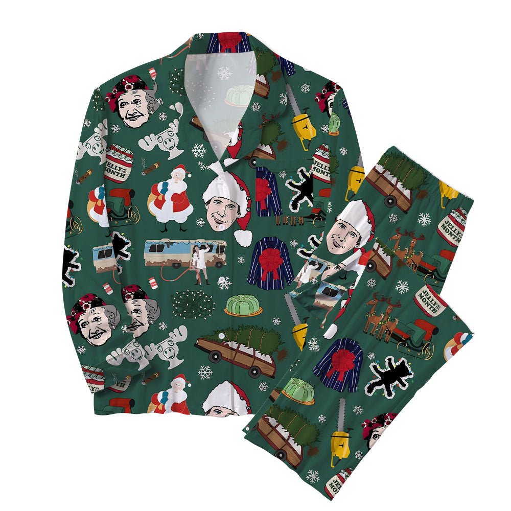 Maturelion Classic Christmas-Themed Pajamas for a Cozy Night